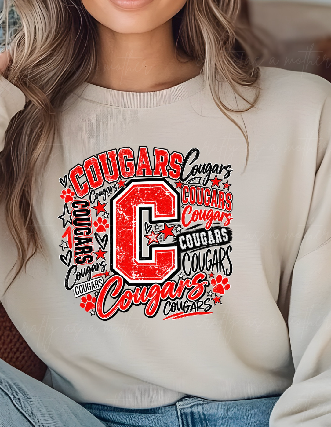 Coleman Cougars Graffiti Design