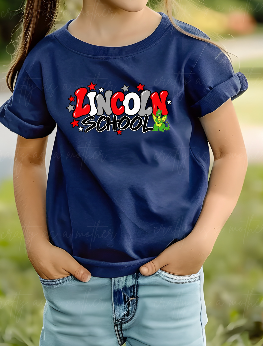 Lincoln School Bubble Letters - Youth
